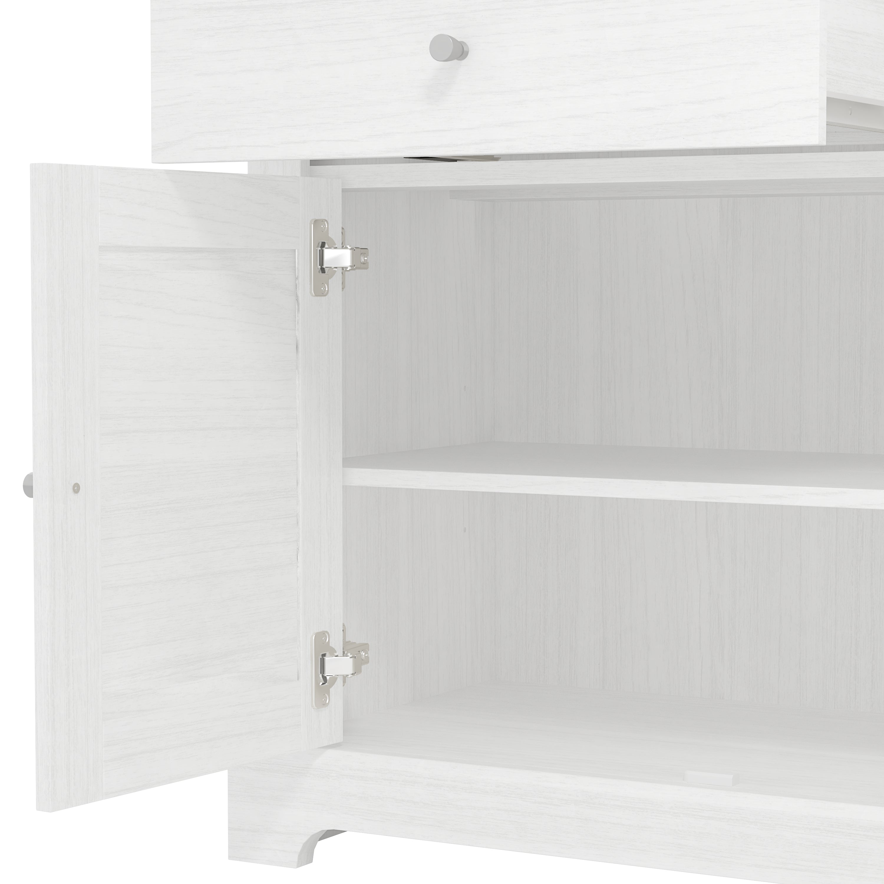 Salcombe Large Sideboard White 3 Doors 4 Shelves 2 Drawers