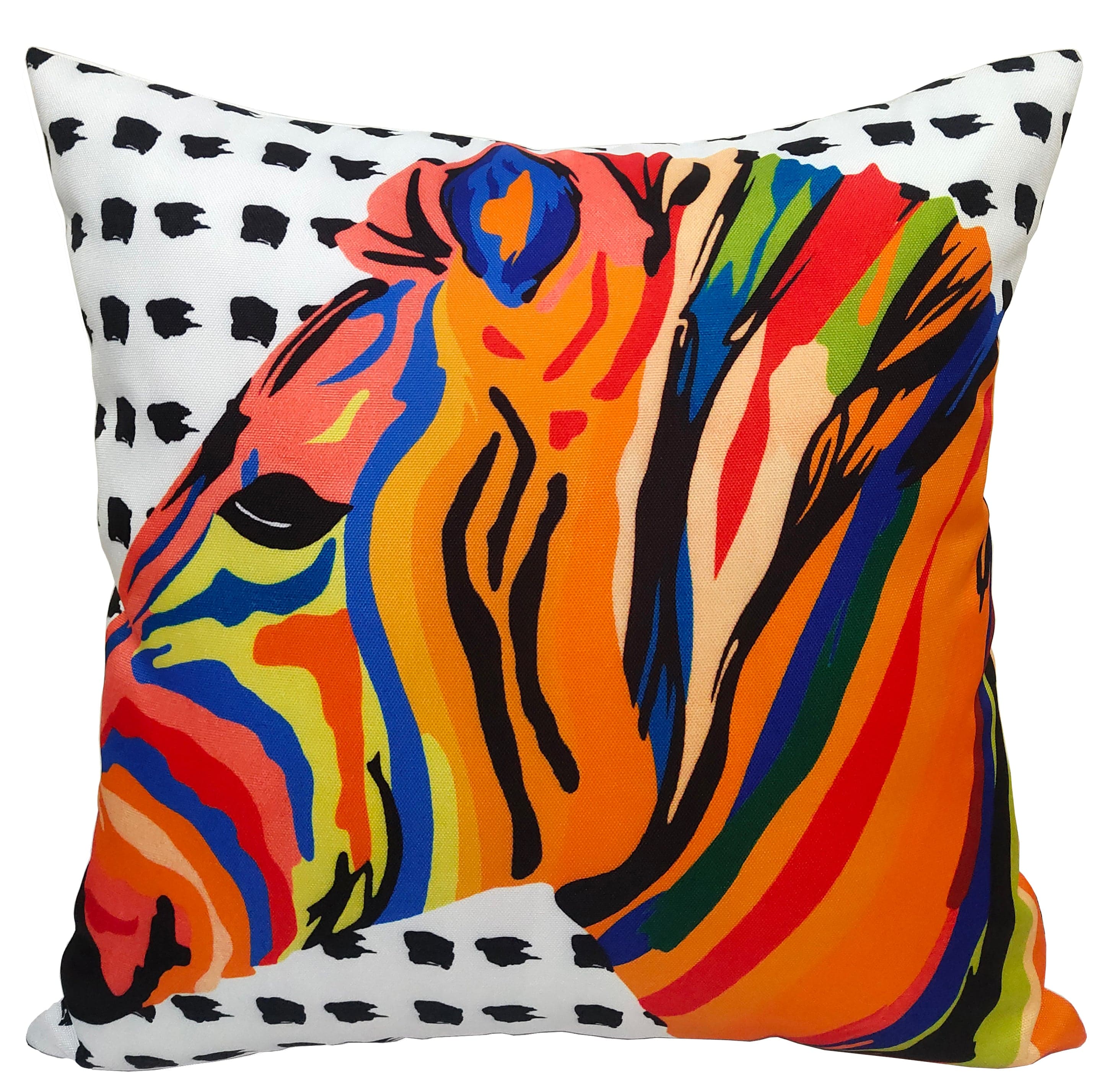 Kampala Orange Waterproof Cushions for Indoor Outdoor Home Decor Patio and Beach by OLIVIA ROCCO