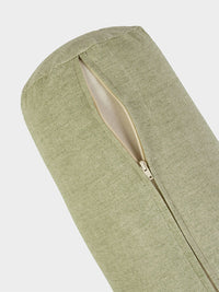 Yoga Studio Organic Buckwheat Two Toned Meditation Bolster Cushion