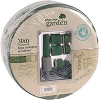 Kingfisher 30m Hose and Spray Nozzle Set Green