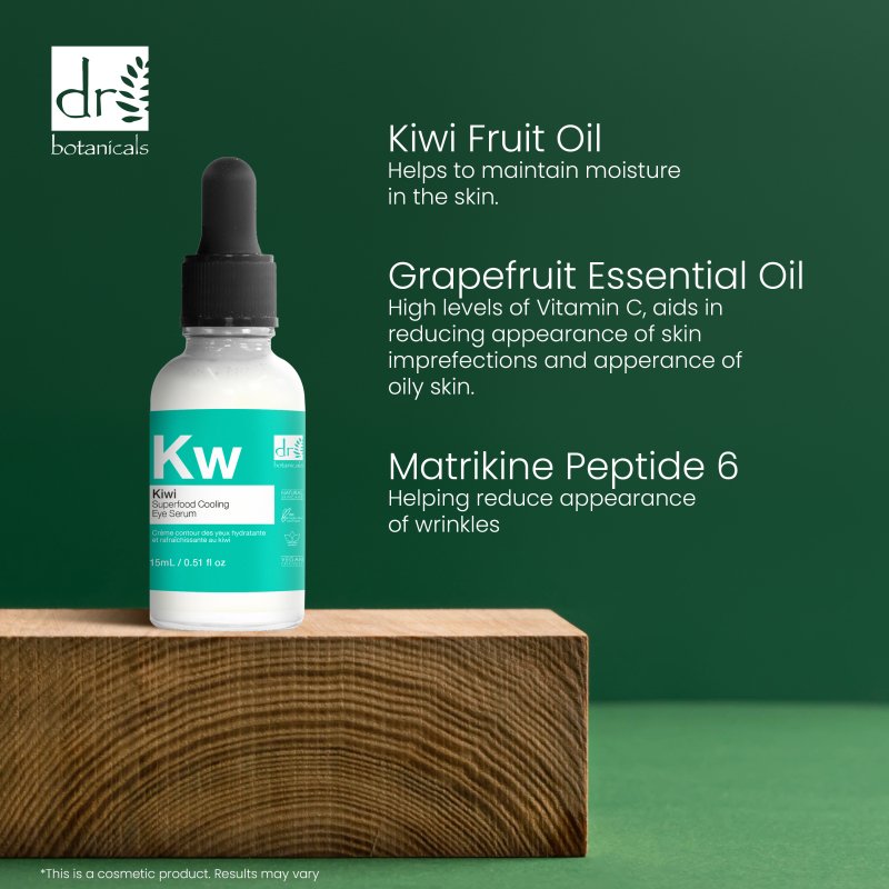 Kiwi Superfood Cooling Eye Serum 15ml
