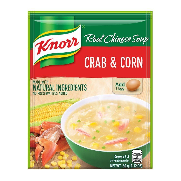 KNORR Crab & Sweet Corn Soup Mix 55g