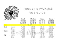 Ladies Long Sleeve Pyjama Set Ultra Soft Viscose Spandex Black Green Cozy Stretch Fit Nightwear UK Sizes 8-22 by Daisy Dreamer
