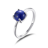 Lapis Adjustable Ring with Quote Card