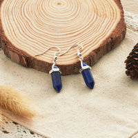 Lapis Gemstone Drop Earrings