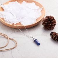 Lapis Genuine Gemstone Necklace