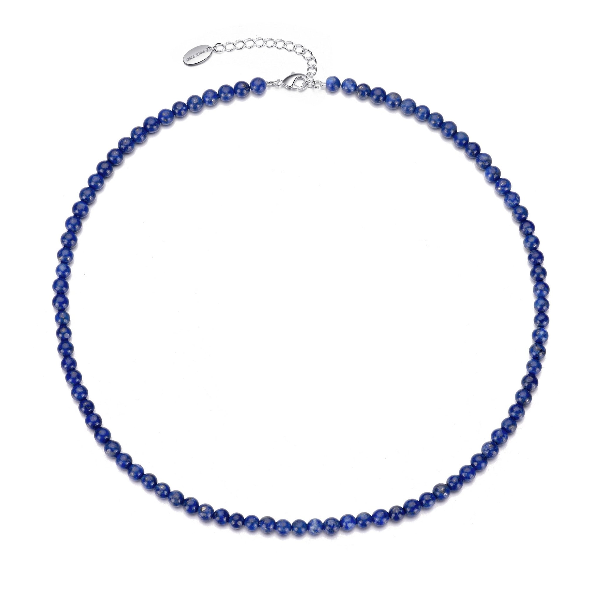 Lapis Mini Beaded Gemstone Necklace