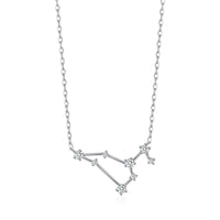 Leo Star Sign Zodiac Constellation Necklace with Zircondia® Crystals