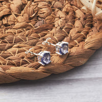 Light Purple Stud Earrings Created with Zircondia® Crystals
