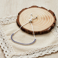 Light Purple Tennis Friendship Bracelet Created with Zircondia® Crystals