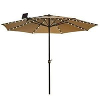 Solar Powed LED Parasol String Lights
