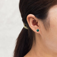 May (Emerald) Birthstone Earrings Created with Zircondia® Crystals