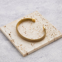 Men's Gold Plated Stainless Steel Mesh Cuff Bracelet