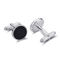 Men's Black Onyx Gemstone Cufflinks