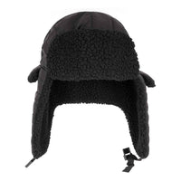 Mens Ribbed Waterproof Trapper Hat with 3M Thinsulate Fleece Lining for Winter Warmth and Cold Weather Protection by Heatwave Thermalwear