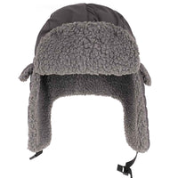 Mens Ribbed Waterproof Trapper Hat with 3M Thinsulate Fleece Lining for Winter Warmth and Cold Weather Protection by Heatwave Thermalwear