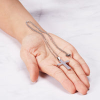 Men's Stainless Steel Cross Necklace