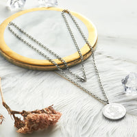 Men's Stainless Steel St Christopher Necklace