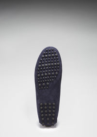 Driving Loafers, navy blue suede