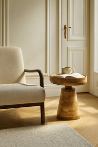 Merlin Mango Wood Bedside Table
