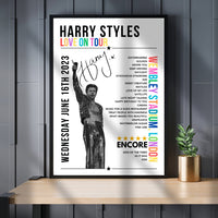 Harry Styles Setlist Poster - Wembley Stadium, London - June 14th, 2023