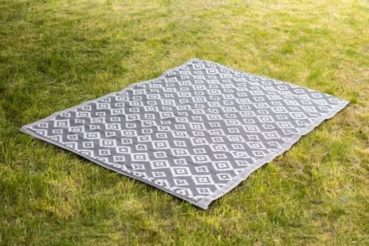 Large Alfresco Mat Indoor Outdoor 150 x 210cm Shiraz Slate