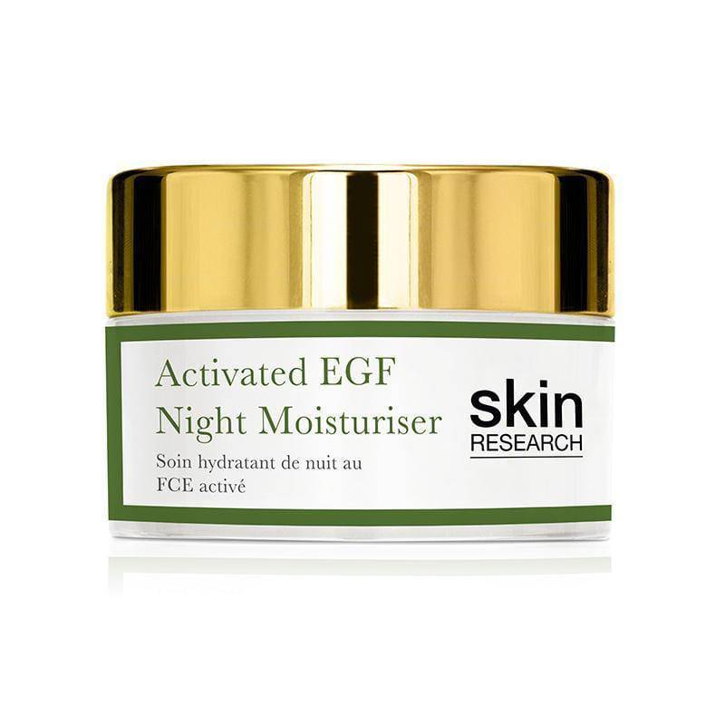 Skin Research Activated EGF Night Moisturiser 50ml Twin Value Savings Pack