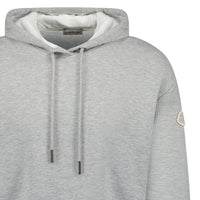 Moncler Logo Patch Hoodie in Grey