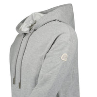 Moncler Logo Patch Hoodie in Grey