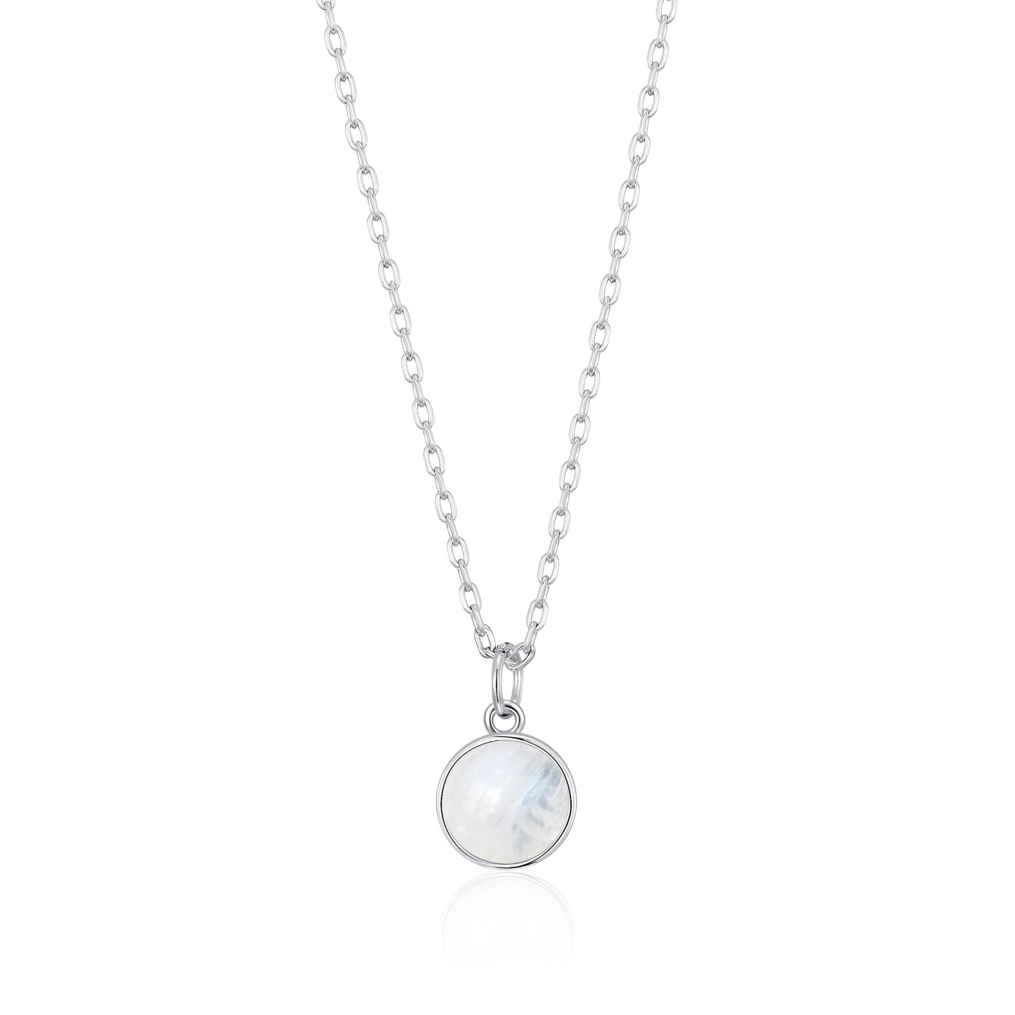 Moonstone Necklace with Quote Card