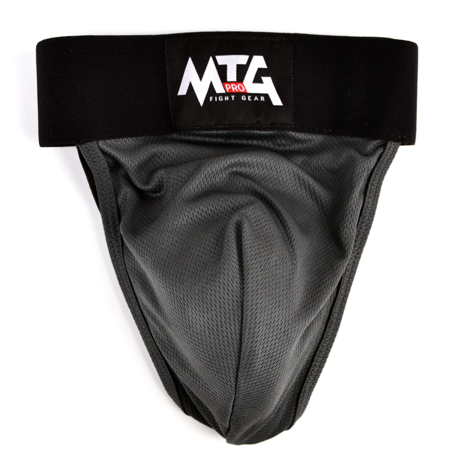 MTG Pro Muay Thai Boxing Elastic Groin Guard Grey-Black