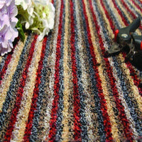 Candy Collection Multicolour Striped Washable Mat