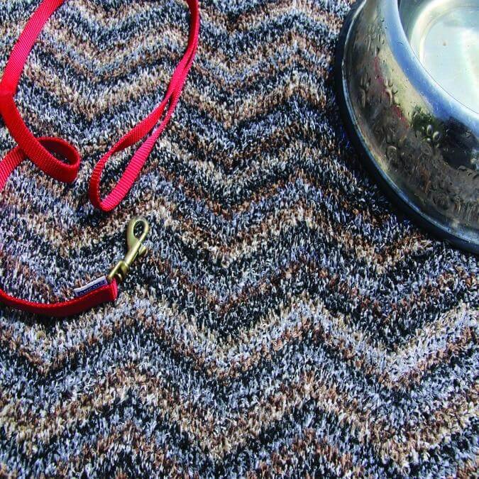 Washable Mats - Chevron Design