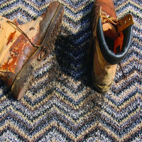 Chevron Design Washable Mat in Multicolour – Stylish & Practical Home Decor