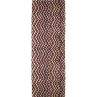 Candy Collection Washable Mat in Chevron Design