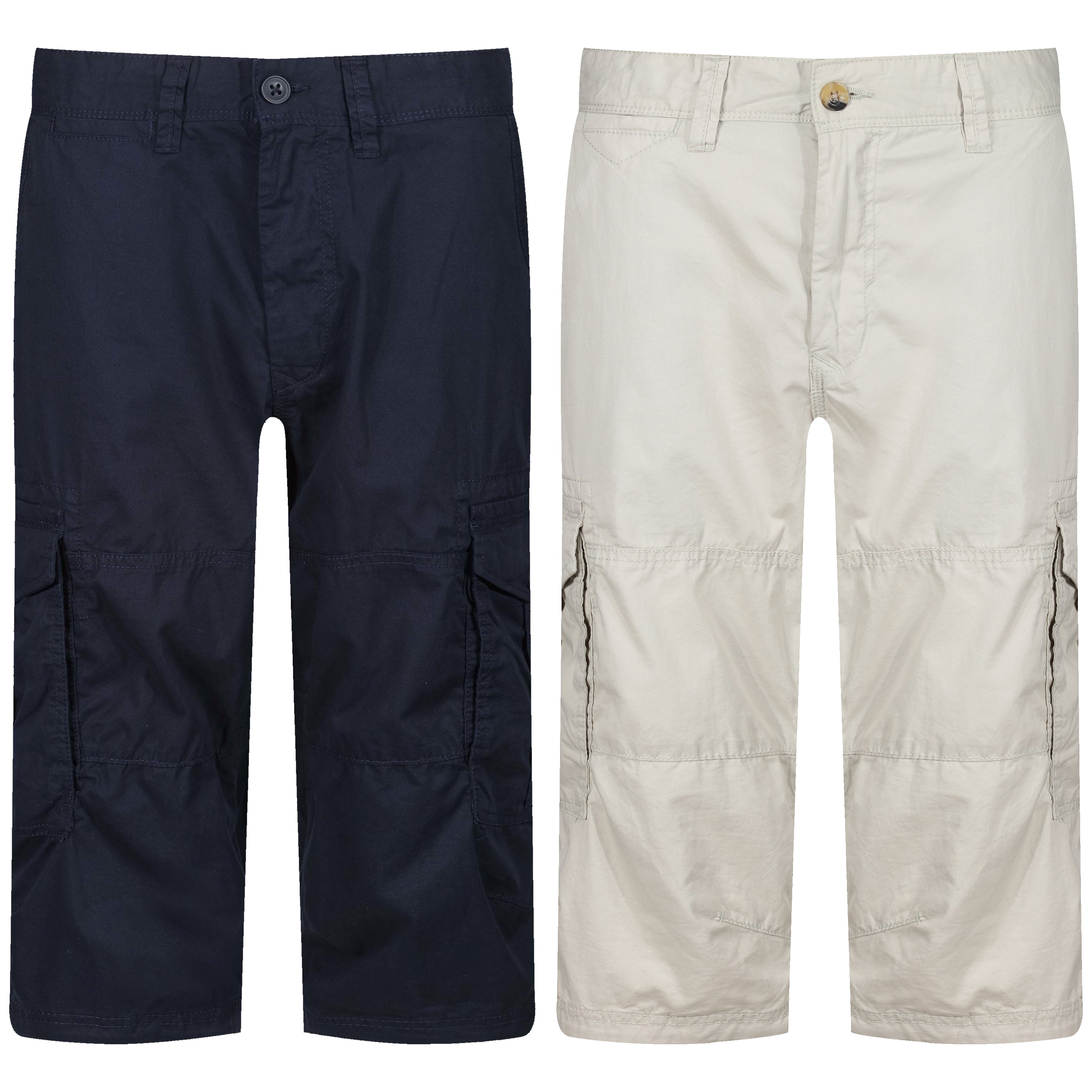 C&A 7 Pocket Button Cargo Shorts