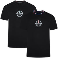Tommy Hilfiger Global Stripe Print Graphic T-Shirt
