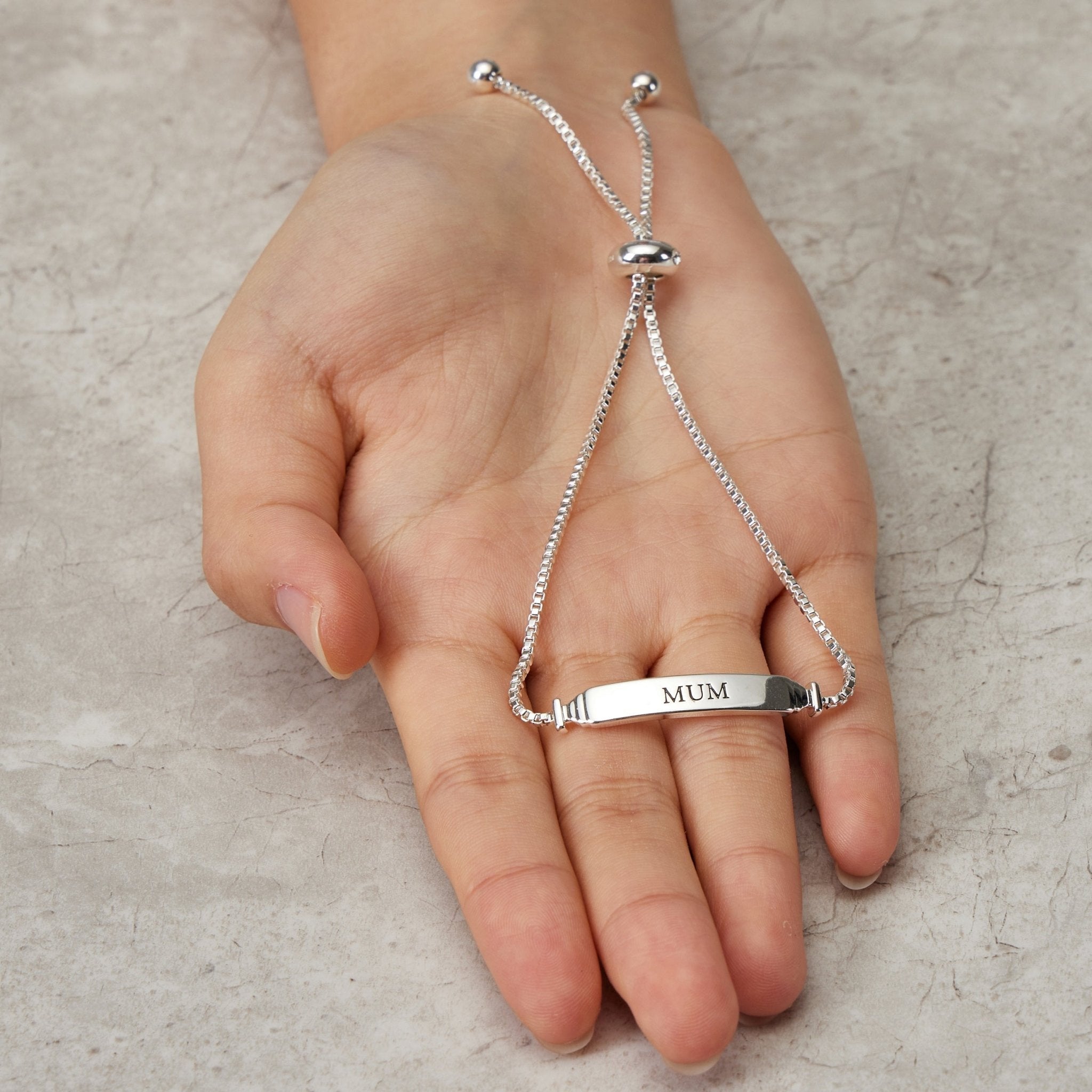 Mum ID Friendship Bracelet Created with Zircondia® Crystals