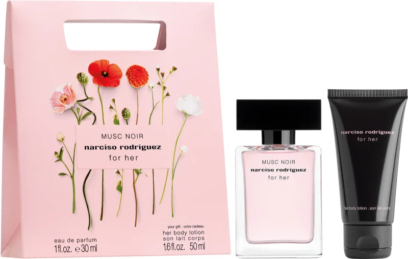 Narciso Rodriguez for her Musc Noir 30ml EDP Gift Set + 50ml Body Lotion