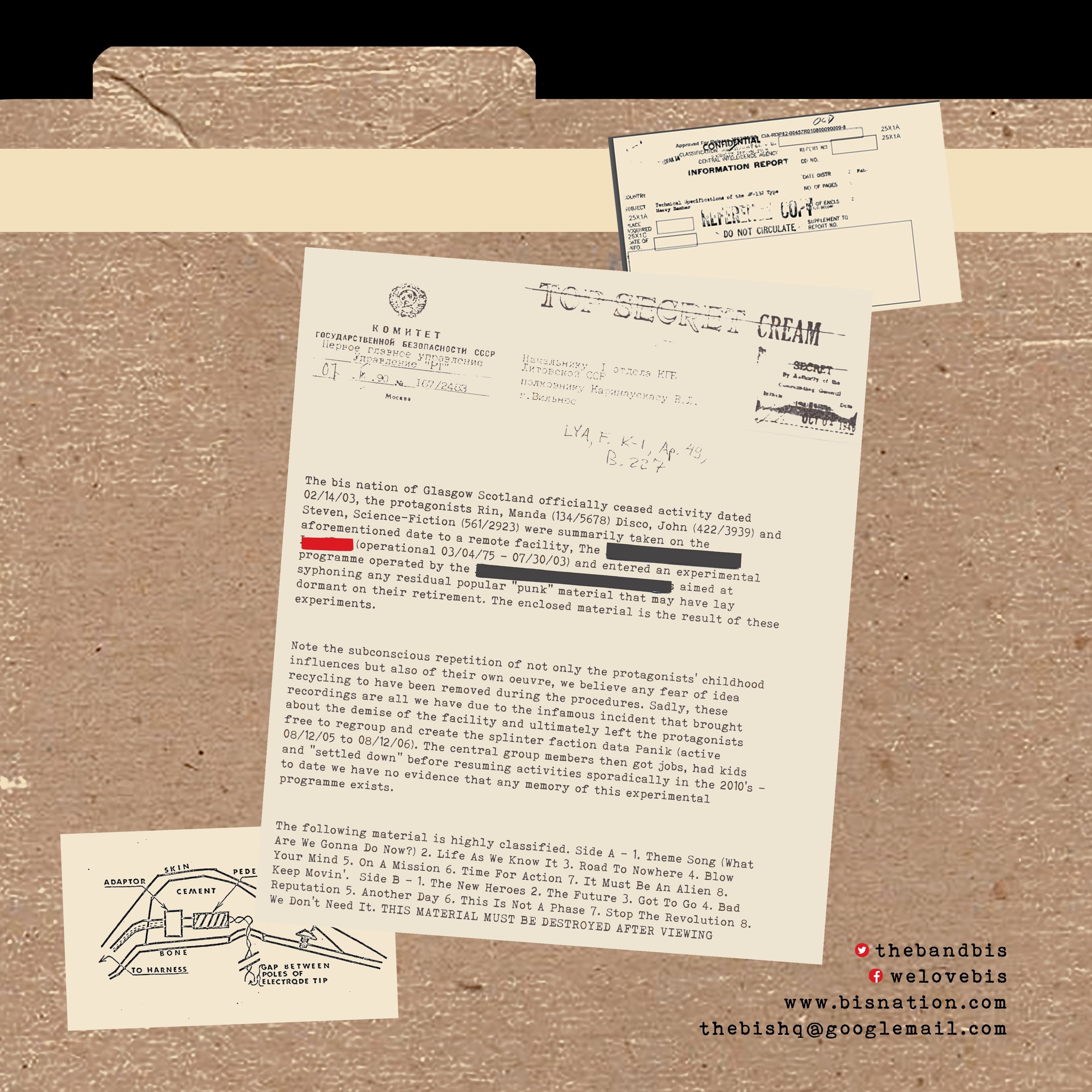 bis - Music For Animations - Highly Classified  Coloured Vinyl LP & DL