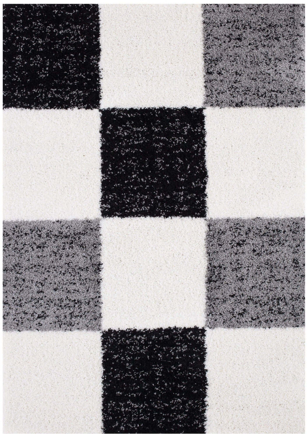 Myshaggy Geometric Grey Rug