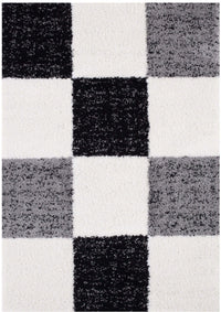 Myshaggy Geometric Grey Rug