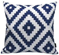 Nairobi Navy Waterproof Outdoor Cushions Weather-Resistant Decorative Pillows for Patio Garden Travel Beach Versatile Indoor Outdoor Use by OLIVIA ROCCO