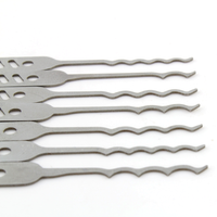 Dangerfield Nano SLIMLINE Covert Lock Pick Rake set - 0.6mm + Leather wallet