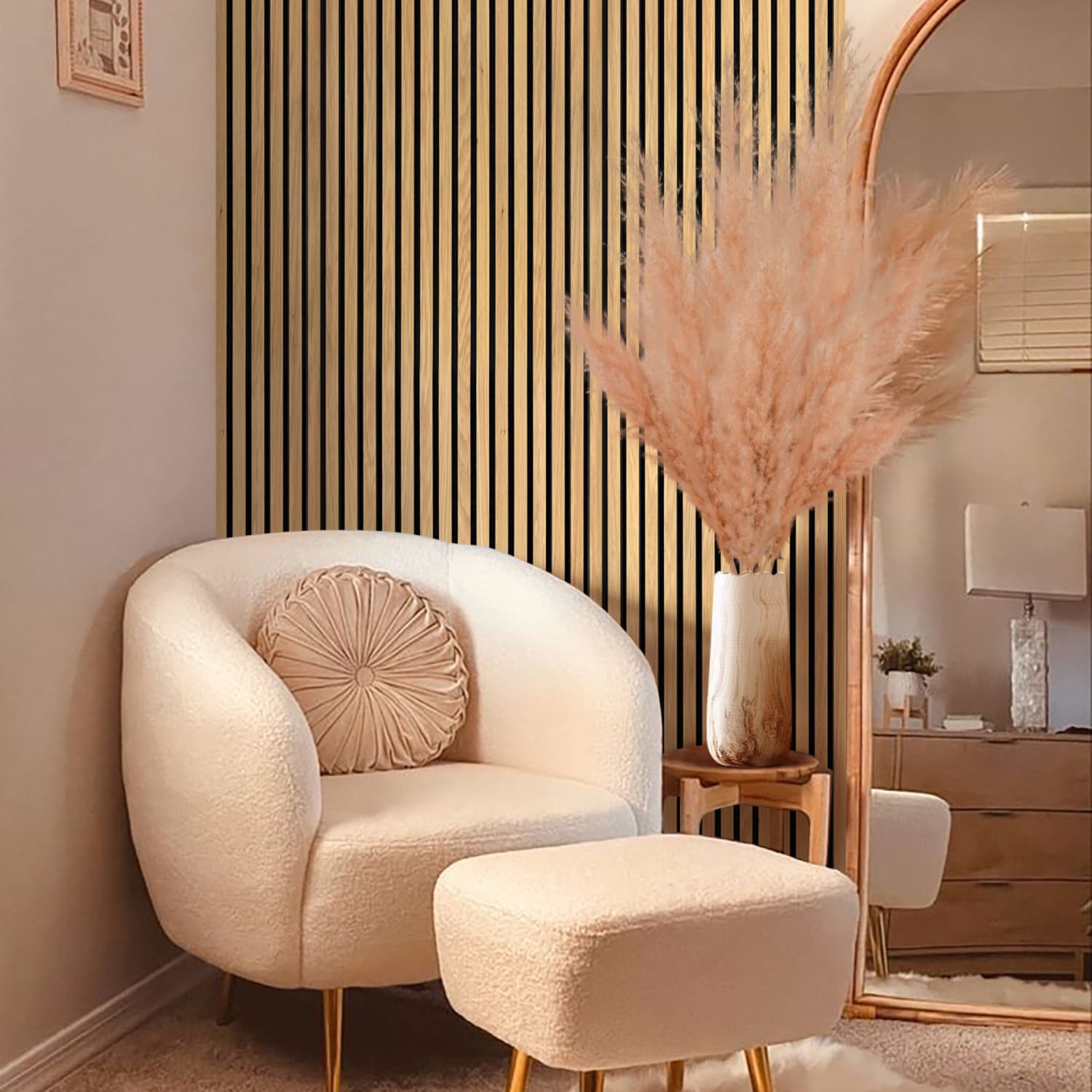 Natural Oak Acoustic Wall Panels