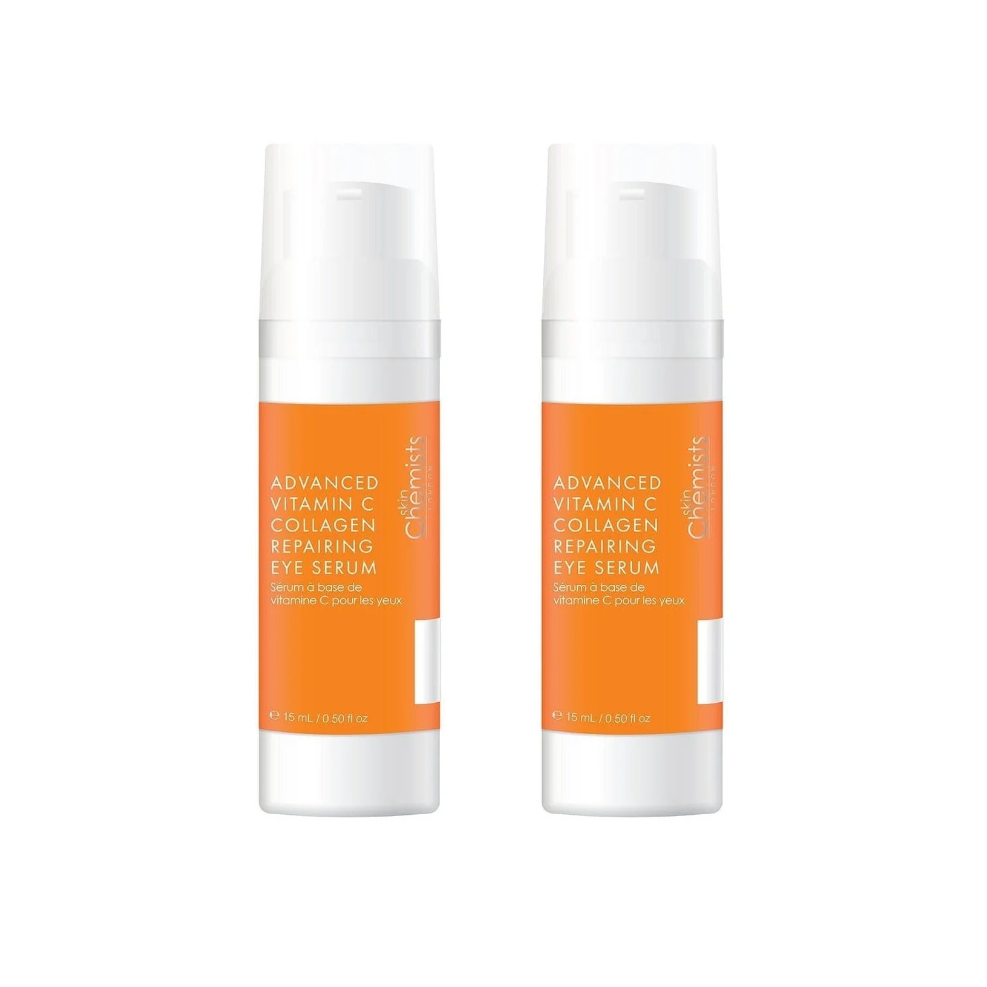 skinChemists Advanced Vitamin C Collagen Repairing Eye Serum 15ml Twin Value Savings Pack
