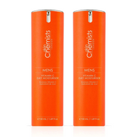 skinChemists Men's Vitamin C Day Moisturiser 50ml Twin Value Savings Pack