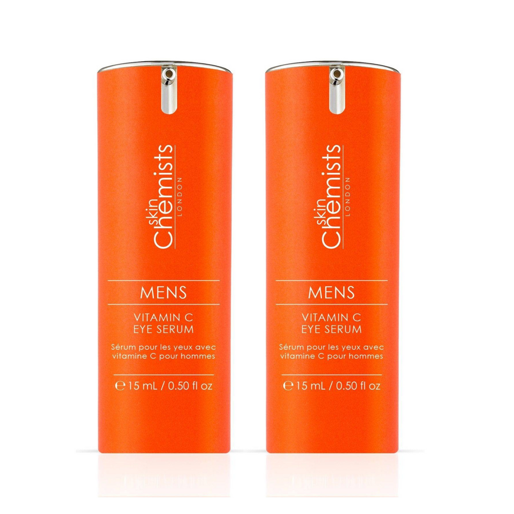 skinChemists Men's Vitamin C Eye Serum 15ml Twin Value Savings Pack