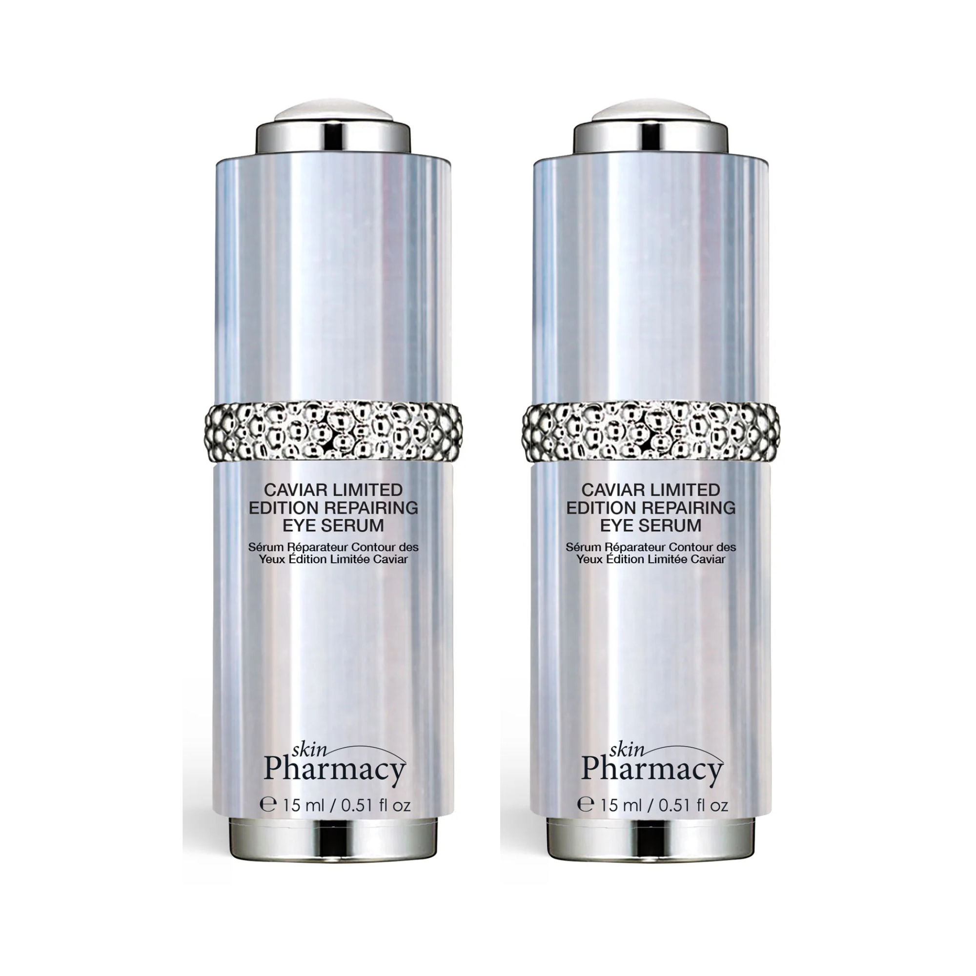 skinPharmacy Caviar Anti-Ageing Repairing Eye Serum 15ml Twin Value Savings Pack