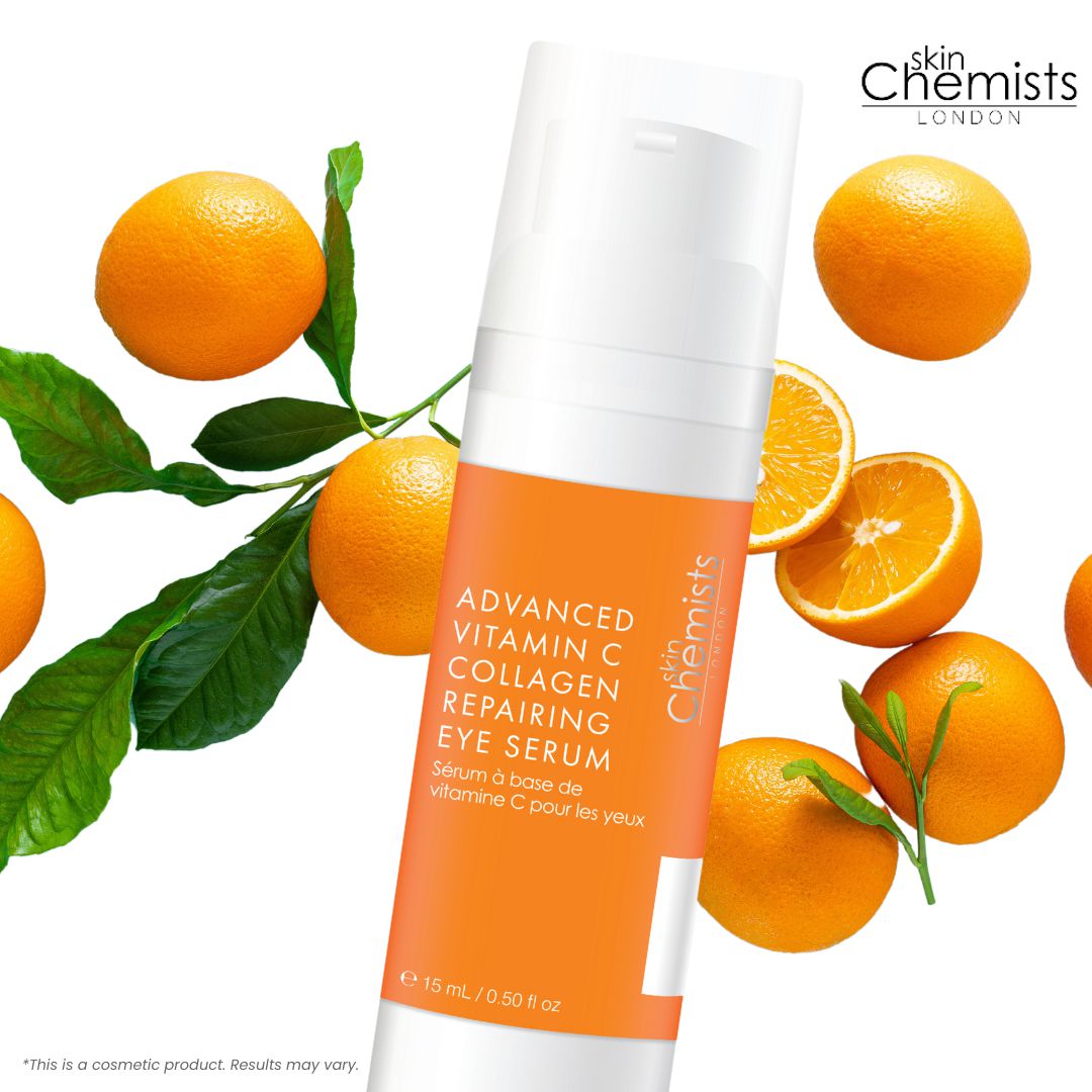 skinChemists Advanced Vitamin C Collagen Repairing Eye Serum 15ml Twin Value Savings Pack